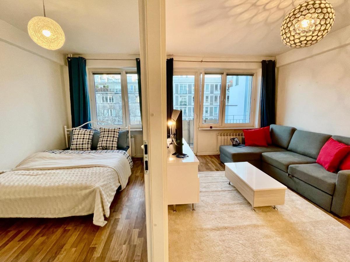 Decor 2 Metro Fast Wifi 55'Tv Netflix Hbo Cozy Apartment Warsaw Exterior photo